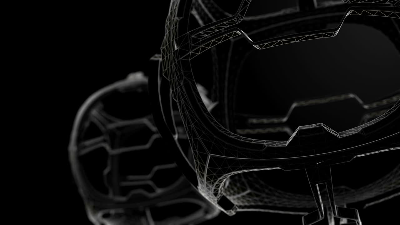 움직이는 3d 객체의 배경 - 루프 가능한 스 비디오