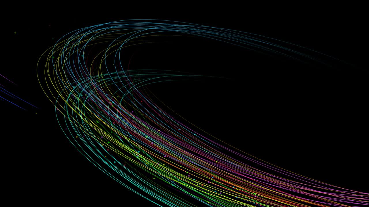 곡선, 파동, 예술, 다채로운 줄, 흐름, 추상적인 배경