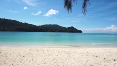 shot from beach at pulau beras basah