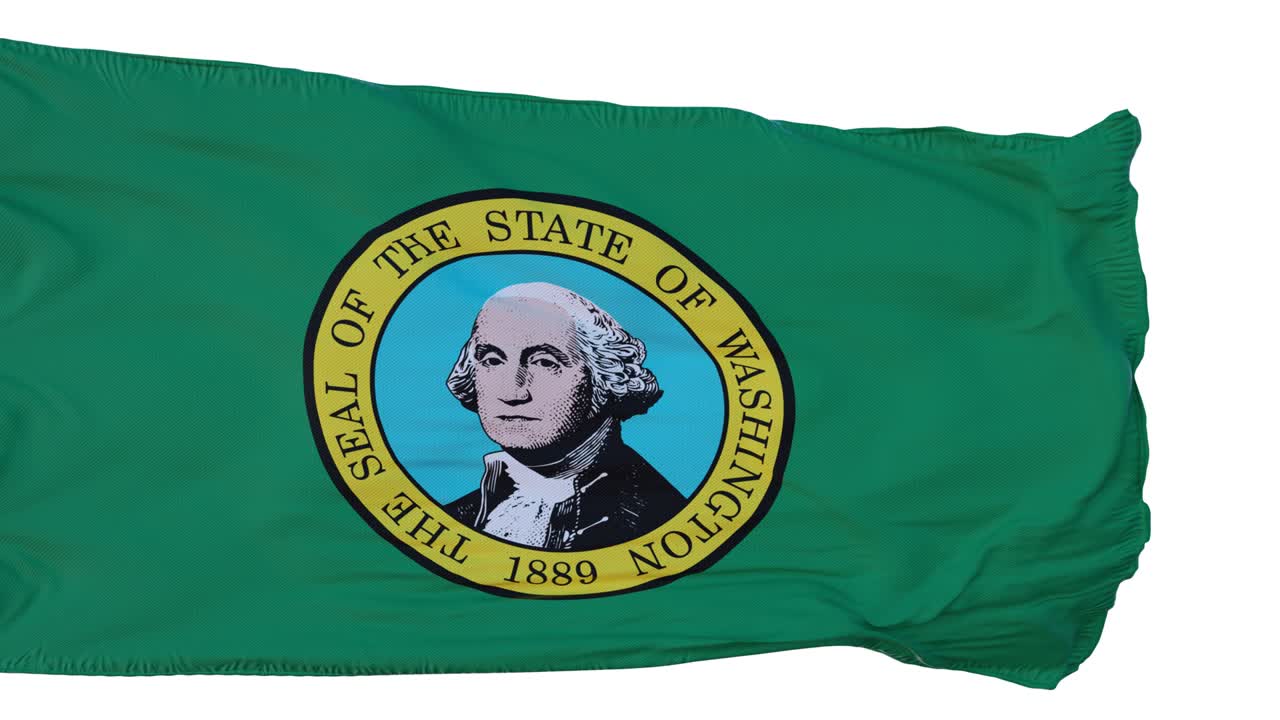 워싱턴의 발: 고립된 현실적인 애니메이션, 원활한 루프, 4k