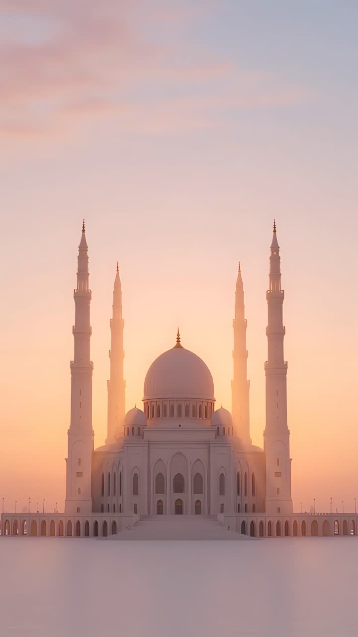 Eid al-Adha Moschea Sfondo islamico 4K