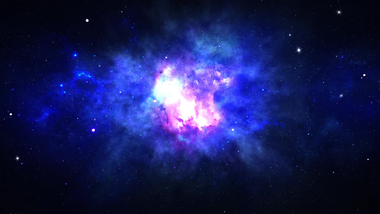 planetas y galaxias ciencia ficción espacio profundo campo estelar animación de bucle 4k fondo universo