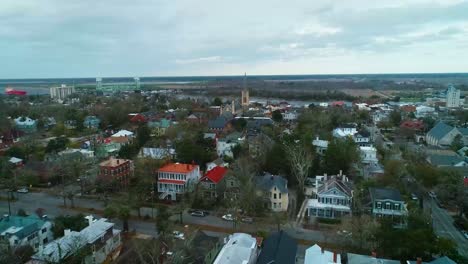 aerial view of the wilmington city neighborhood