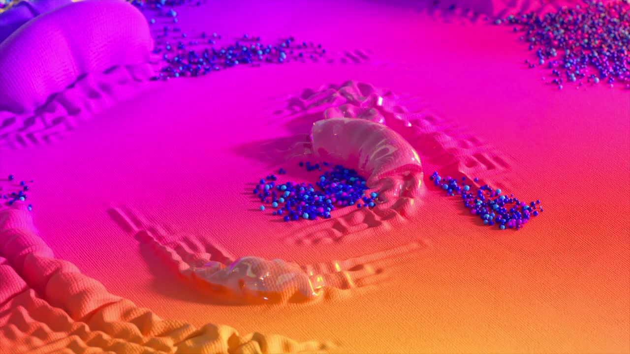 diseño 3d de gradiente colorido abstracto