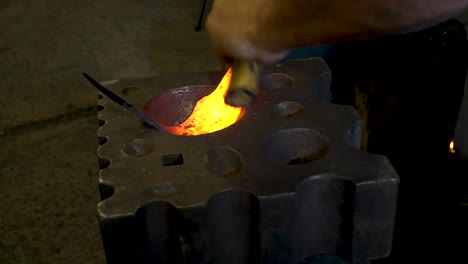 blacksmith metal forging in 4k