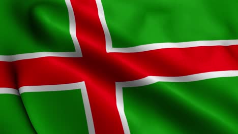 flag of the swedish region smaland