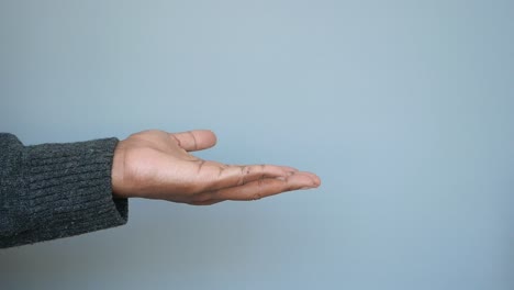 el gesto de la mano