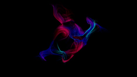 organic colorful lines background. loop