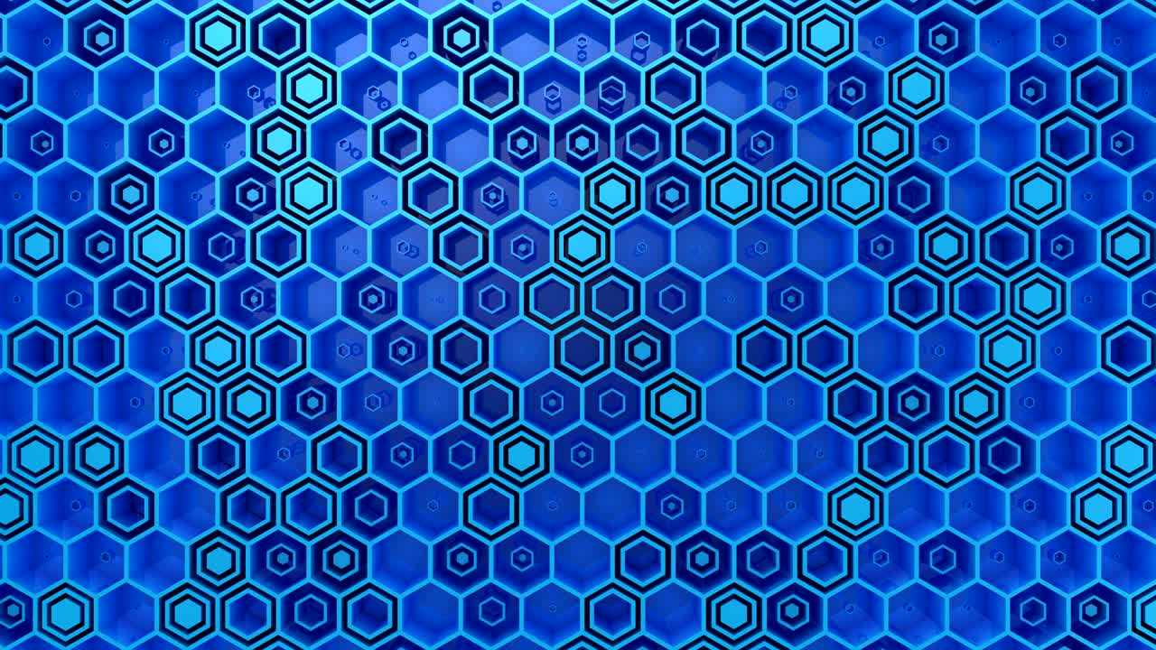 el fondo de los hexágonos