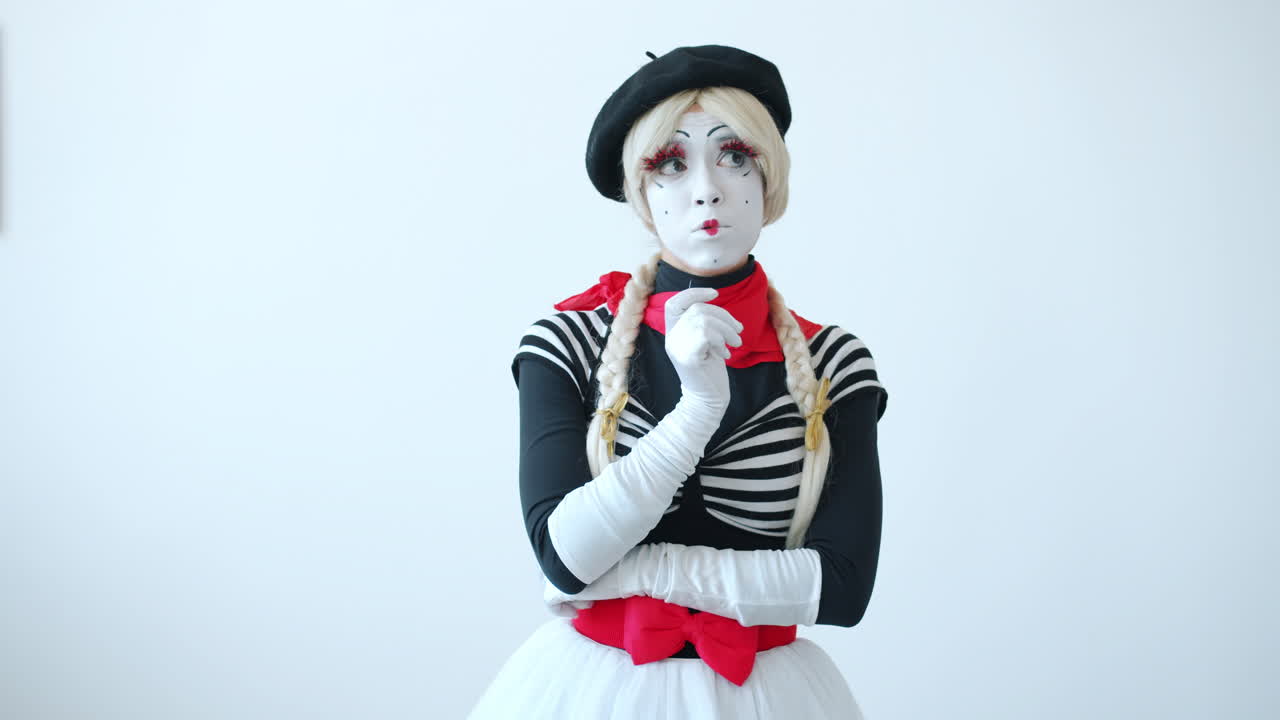 Mime Artist in Action