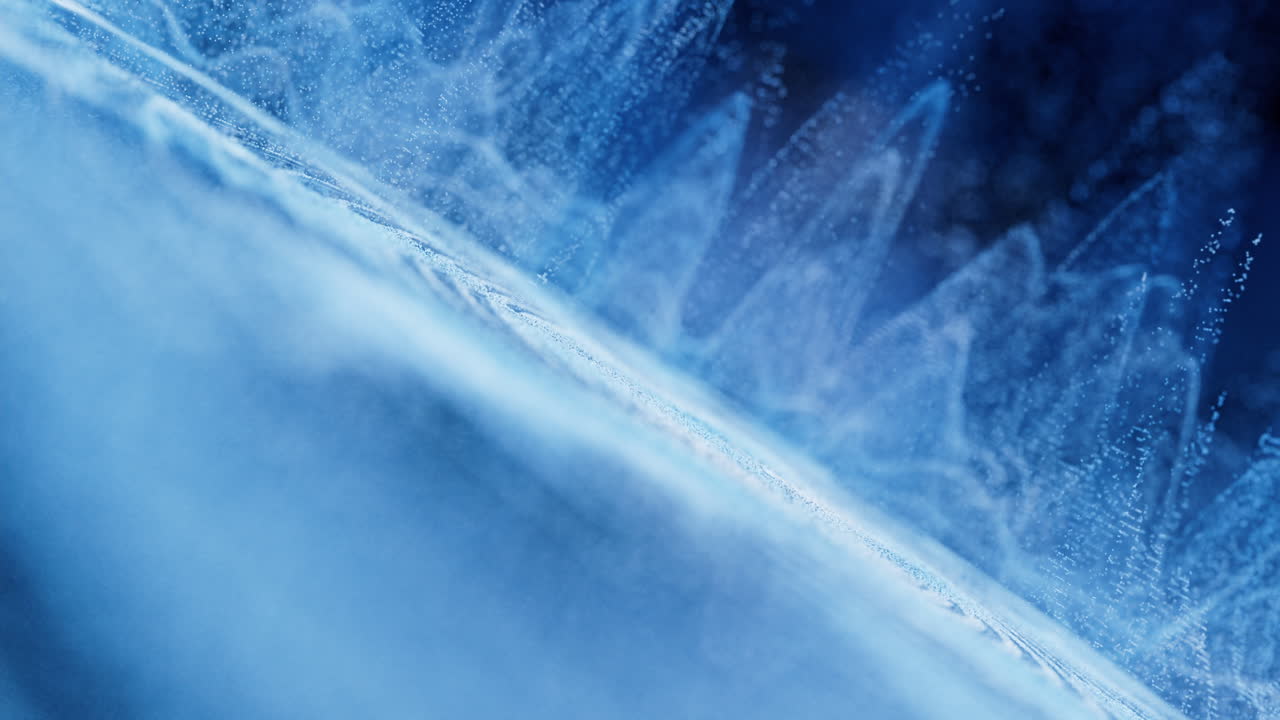 파동 입자, 판타지 배경, 3d 렌더링