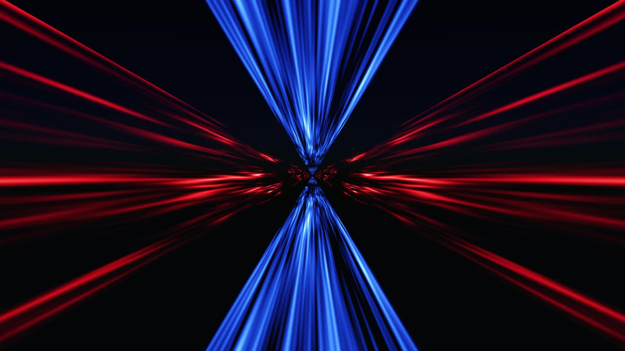 Animazione loop 3D di sfondo con scoppio di velocità a luci al neon