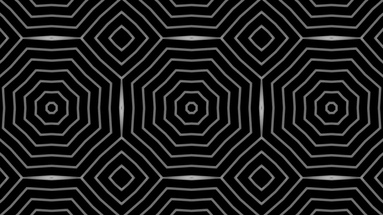 Geometric pattern simple line kaleidoscope motion graphics