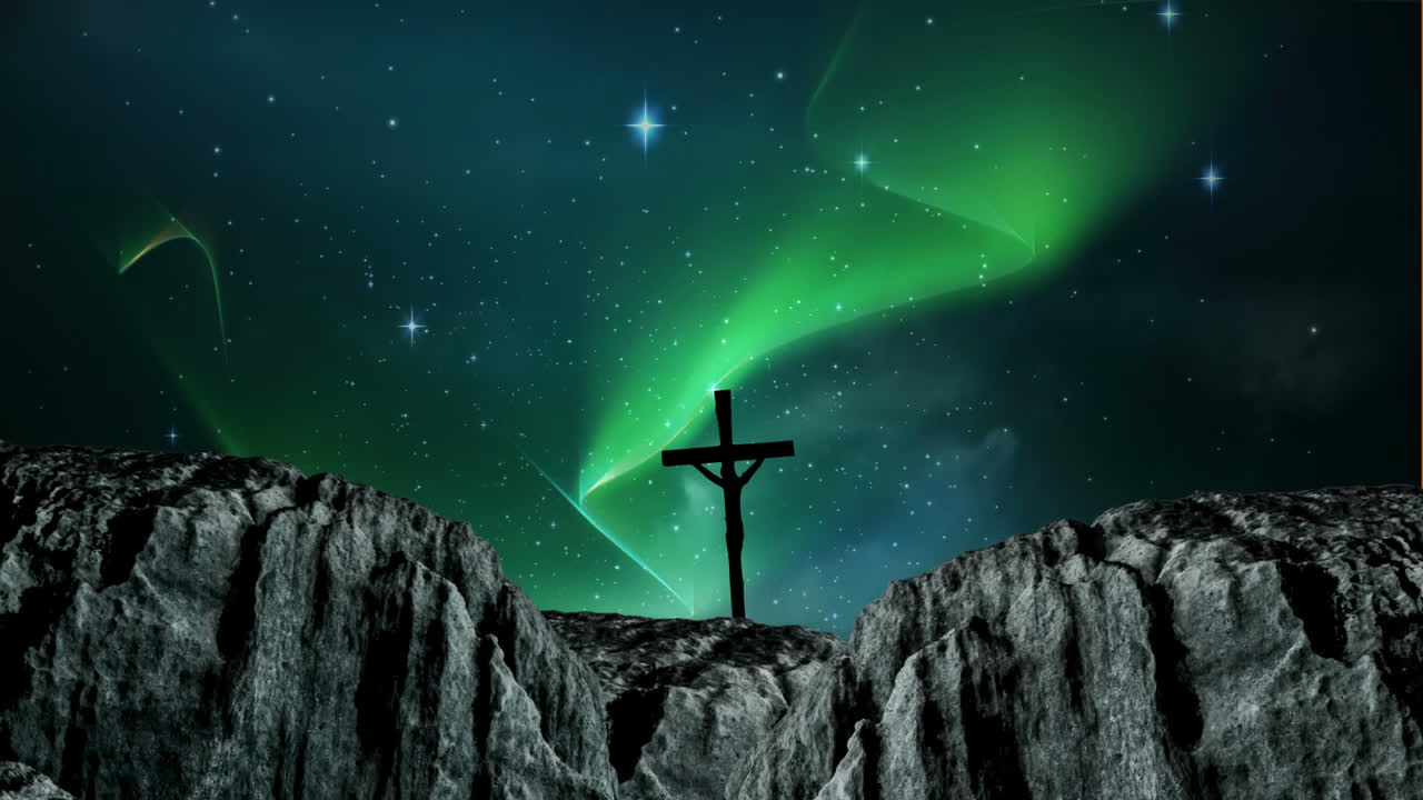 크리스천 크로스 오버 유니버스의 실루 ⁇  애니메이션