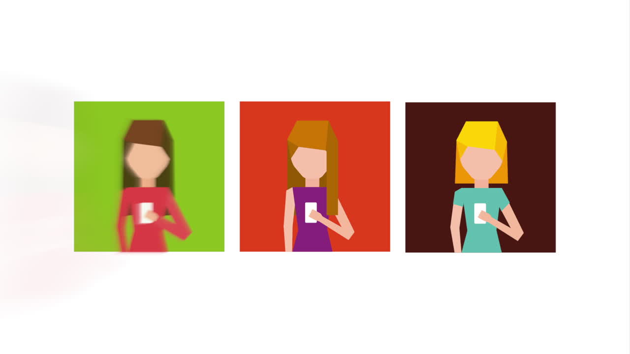 Women Using Smartphones