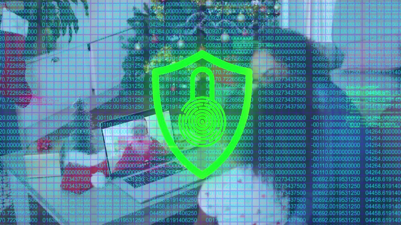 animación del globo y red de conexiones con mapa del mundo sobre personas de negocios que llevan cabeza de teléfono