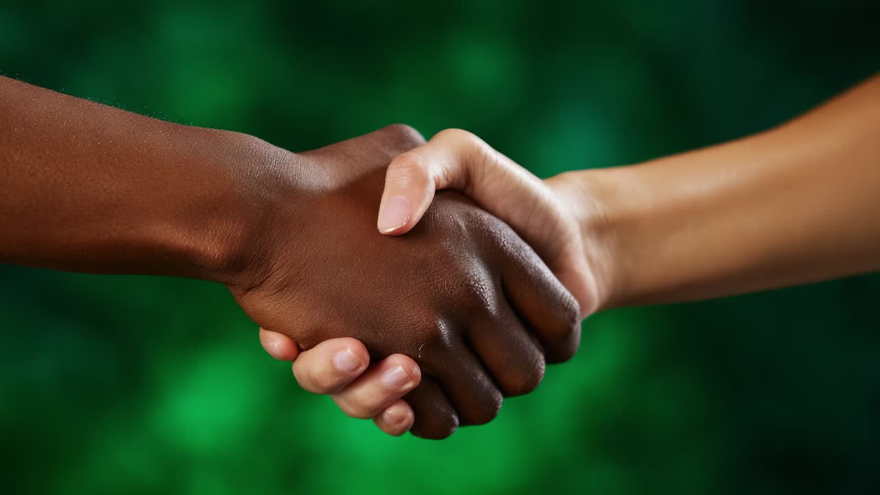 A Symbol of Unity and Collaboration: A Close-Up of Two Hands Shaking Hands, Representing Friendship, Agreement, Trust, and the Power of Partnership in Building Stronger Connections and Bonds
