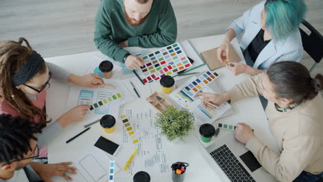 team collaboration on design project
