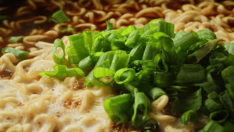 instant ramen with green onions