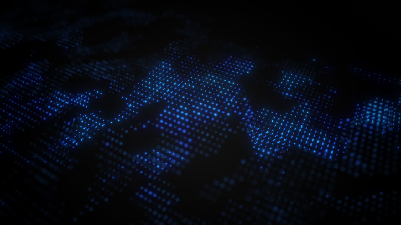 Abstract Blue Dot Pattern