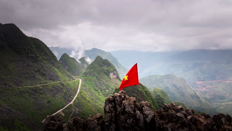 in a valley it’s colours are true, patriotic symbol of strength and virtue