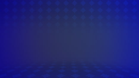 blue gradient geometric pattern with cubes