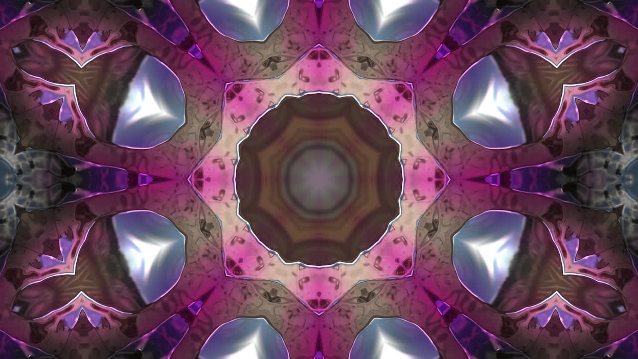 la animación abstracta, el fondo líquido, la hermosa película de pintura digital, la película de fondo abstracto, el video de stock de animación de kaleidoscopio.