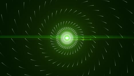 abstract green spiral background