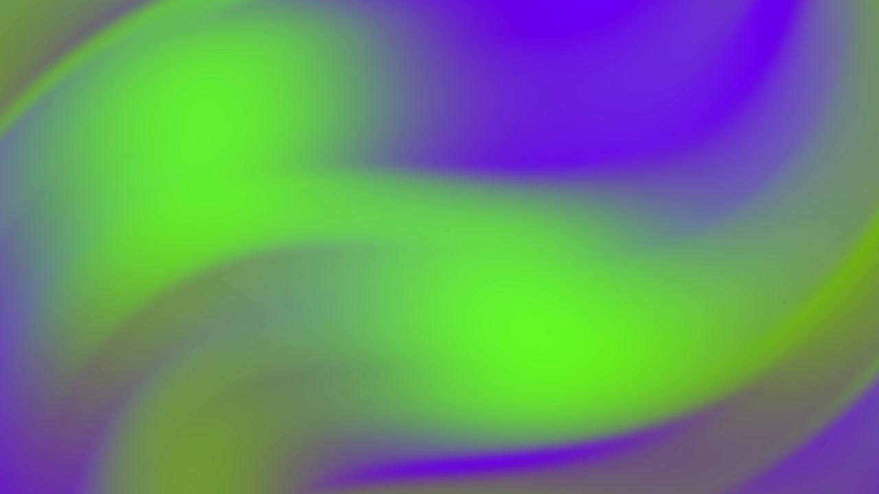 Dynamic Green and Purple Abstract Gradient Liquid Motion Background