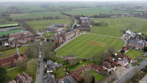 felsted school 
essex uk aerial footage 4k