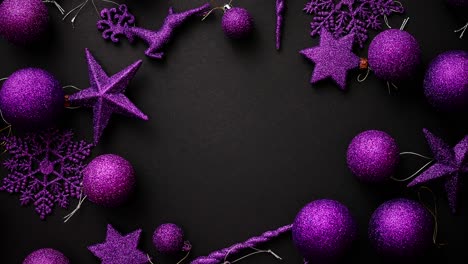 Christmas-decoration-top-view