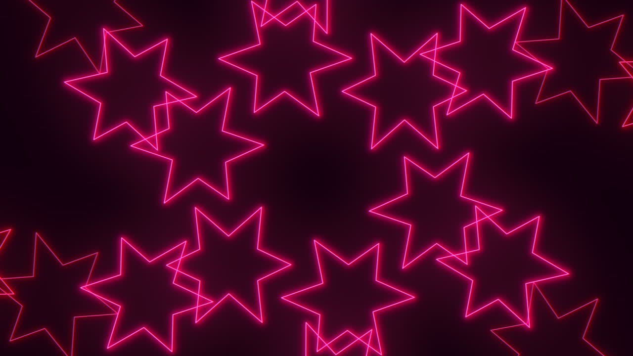 impresionante patrón de estrella rosa en un fondo oscuro