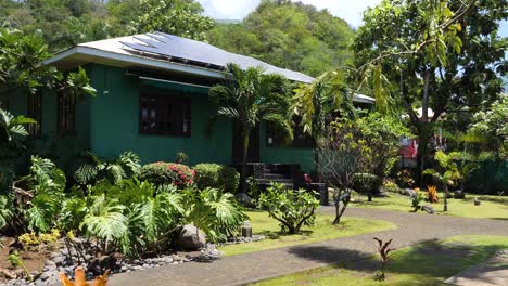historic house museum of the writer james norman hall in papeete,tahiti.
