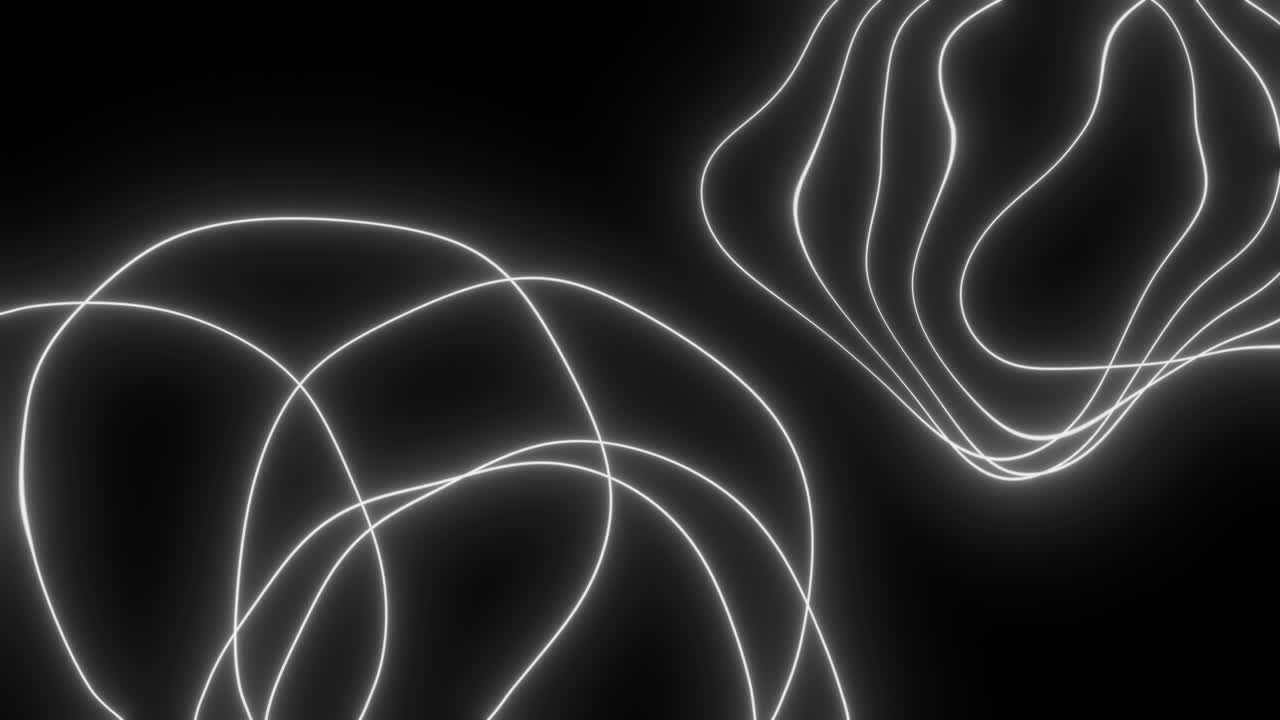 líneas de neón abstractas