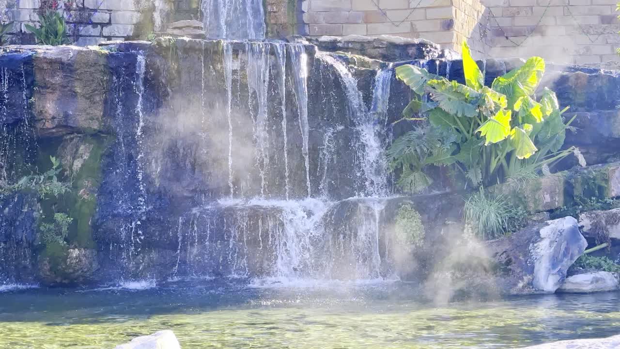 A Close up of steam rising from hot springs