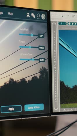 digital modeling tool on computer used for smart electric grid development