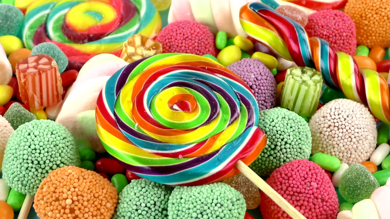 caramelo dulce gelatina y delicioso postre de azúcar