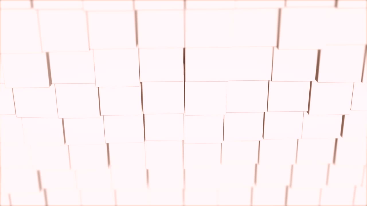 abstract 3d hace que los cubos giratorios sean un fondo de animación moderna en un bucle sin costuras.
