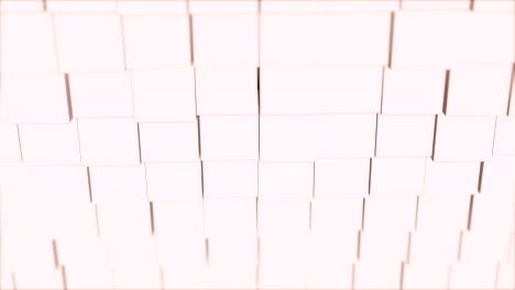 abstract 3d hace que los cubos giratorios sean un fondo de animación moderna en un bucle sin costuras.