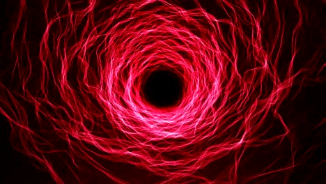 organic biotechnology abstract seamless, loopable red tunnel 4k sci-fi motion background, tech, space, symbiotic concept