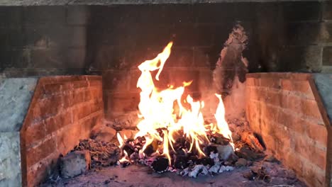 4k chimenea o bbq en un bucle