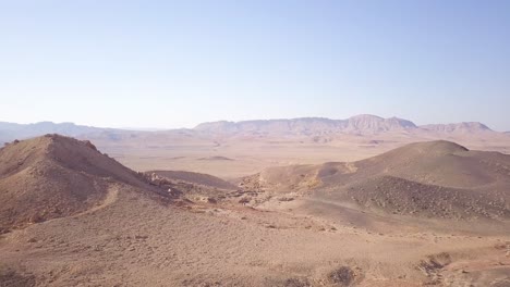 desert landscape over mitzpe ramon crater in the negev 01