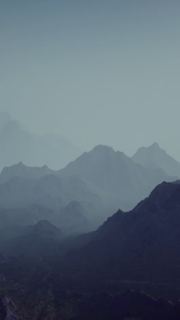 misty mountains