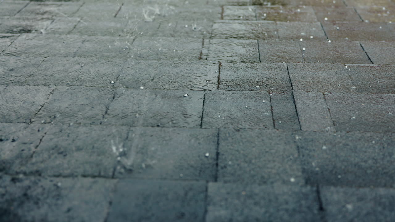 Rain on Wet Cobblestones