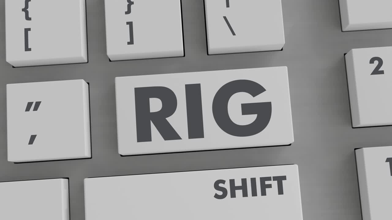 RIG BUTTON PRESSING ON KEYBOARD
