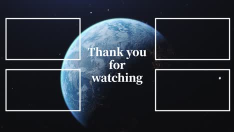 earth 3dcg end card ending screen motion graphics