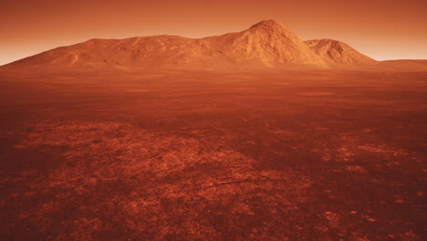 Deserted-terrestial-planet-in-orange-colors