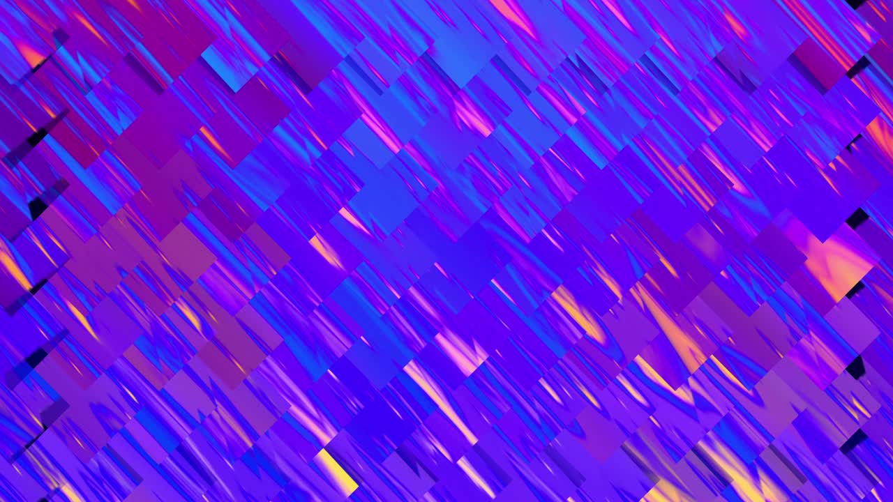 Abstract Glowing Mosaic Design