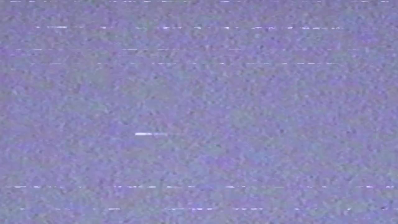Rumore statico di televisione analogica con effetti glitch