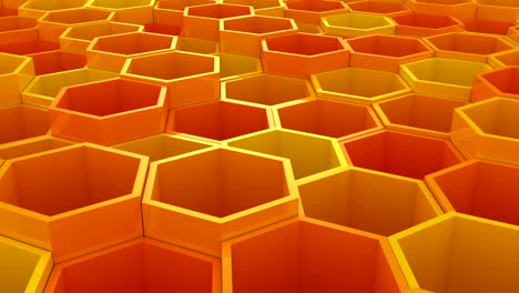 el fondo de los hexágonos
